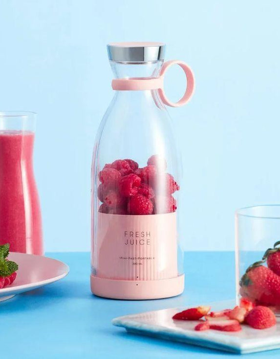 Electric Fruit Juicer Mixers Rechargeable – 420ml ( Random Color )